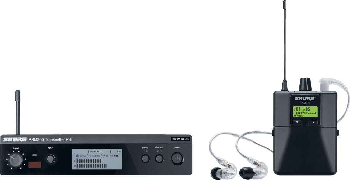 SHURE PSM 300 PREMIUM + SE215CL - L19 - B Stock