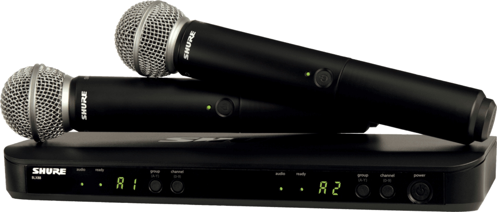 SHURE BLX Rcepteur Double & Micro SM58 - K3e