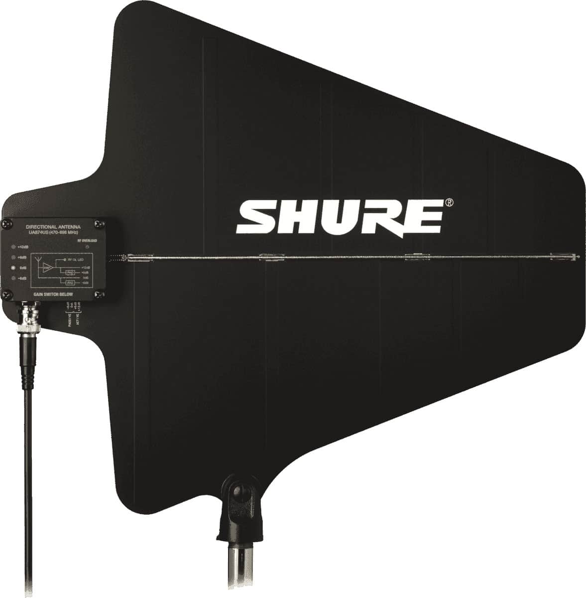 SHURE UA874US ANTENNE DIRECTIVE AMPLIFIÉE VHF 470-698 MHz