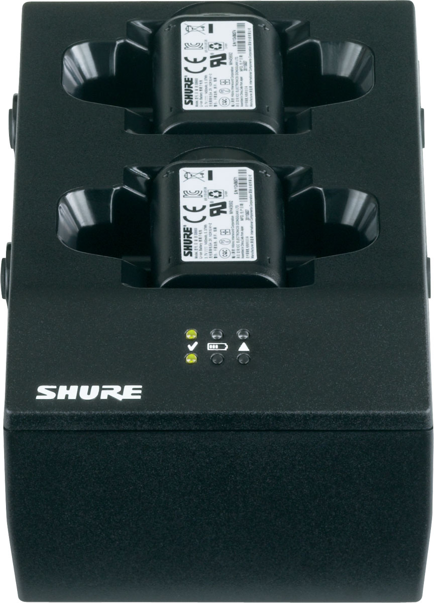 SHURE CHARGEUR 2TX-ACCUS AVEC ALIM