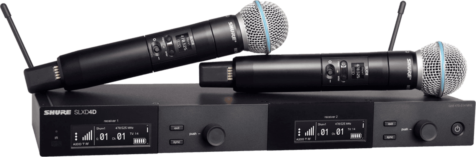 SHURE SLXD24DE-B58-G59