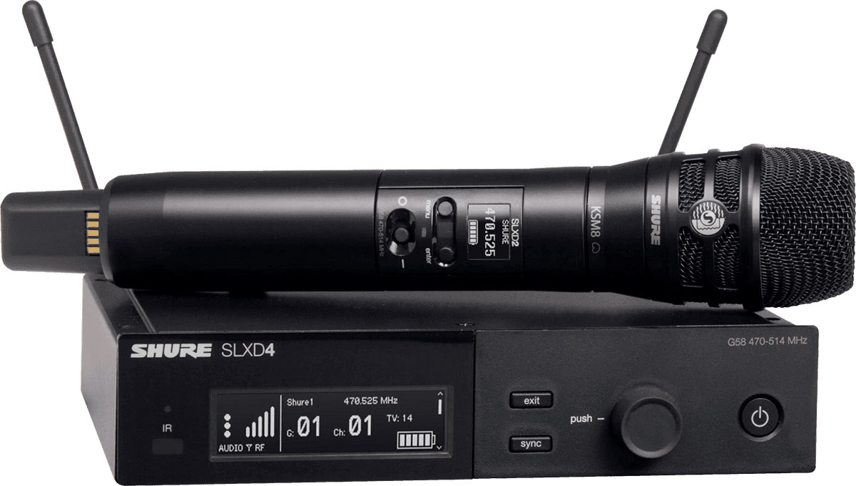SHURE SLXD24E-K8b-H56
