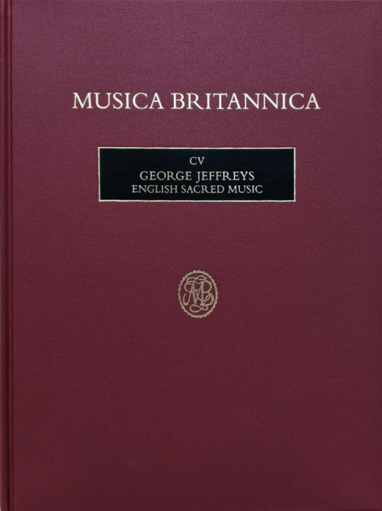 STAINER AND BELL Musica Britannica - George Jeffrey English Sacred Music