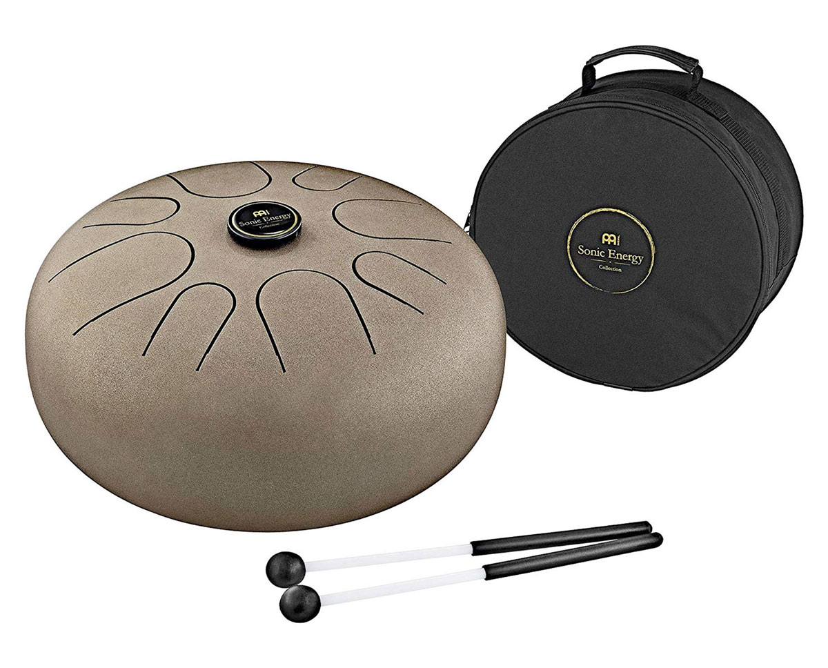SONIC ENERGY MEINL SONIC ENERGY STEEL TONGUE DRUM, G MAJOR, VINTAGE BROWN