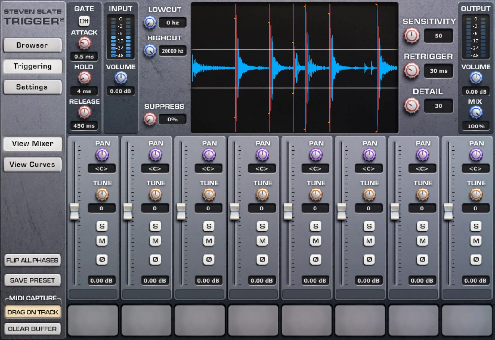 STEVEN SLATE AUDIO Trigger 2 Platinum