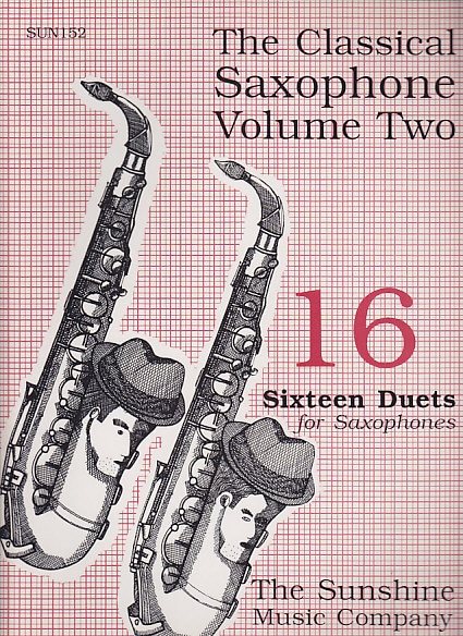 SPARTAN PRESS MUSIC CLASSICAL SAXOPHONE VOL. 2 - 2 SAXOPHONES