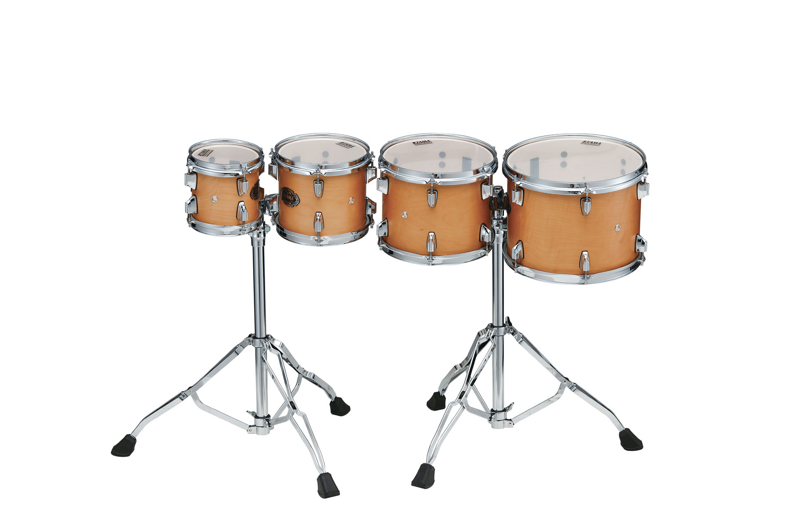 TAMA LOW-PITCHED 4PC CONCERT TOM SET VINTAGE ANTIQUE MAPLE