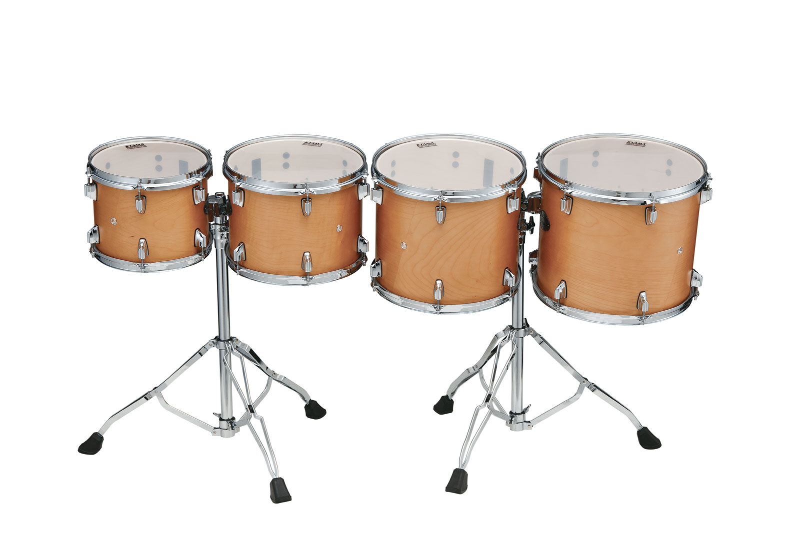 TAMA MID-PITCHED 4PC CONCERT TOM SET VINTAGE ANTIQUE MAPLE