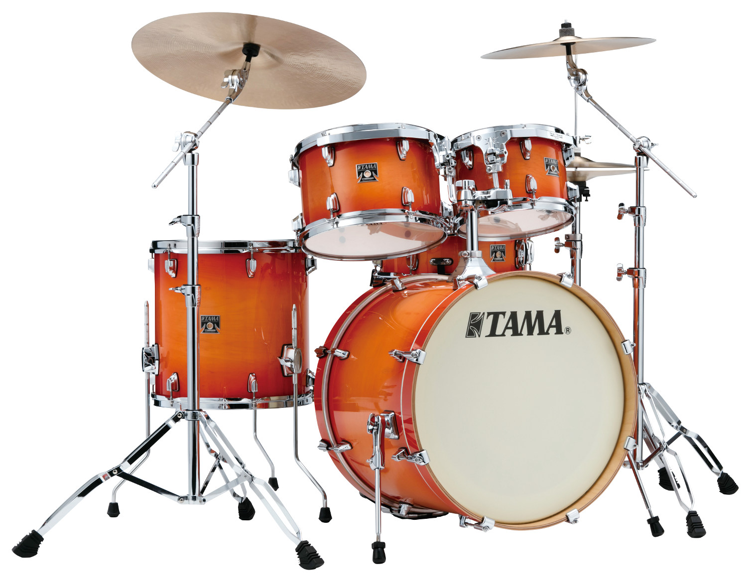 TAMA SUPERSTAR CLASSIC 20/10/12/14/14 TANGERINE LACQUER BURST - CL50RS-TLB