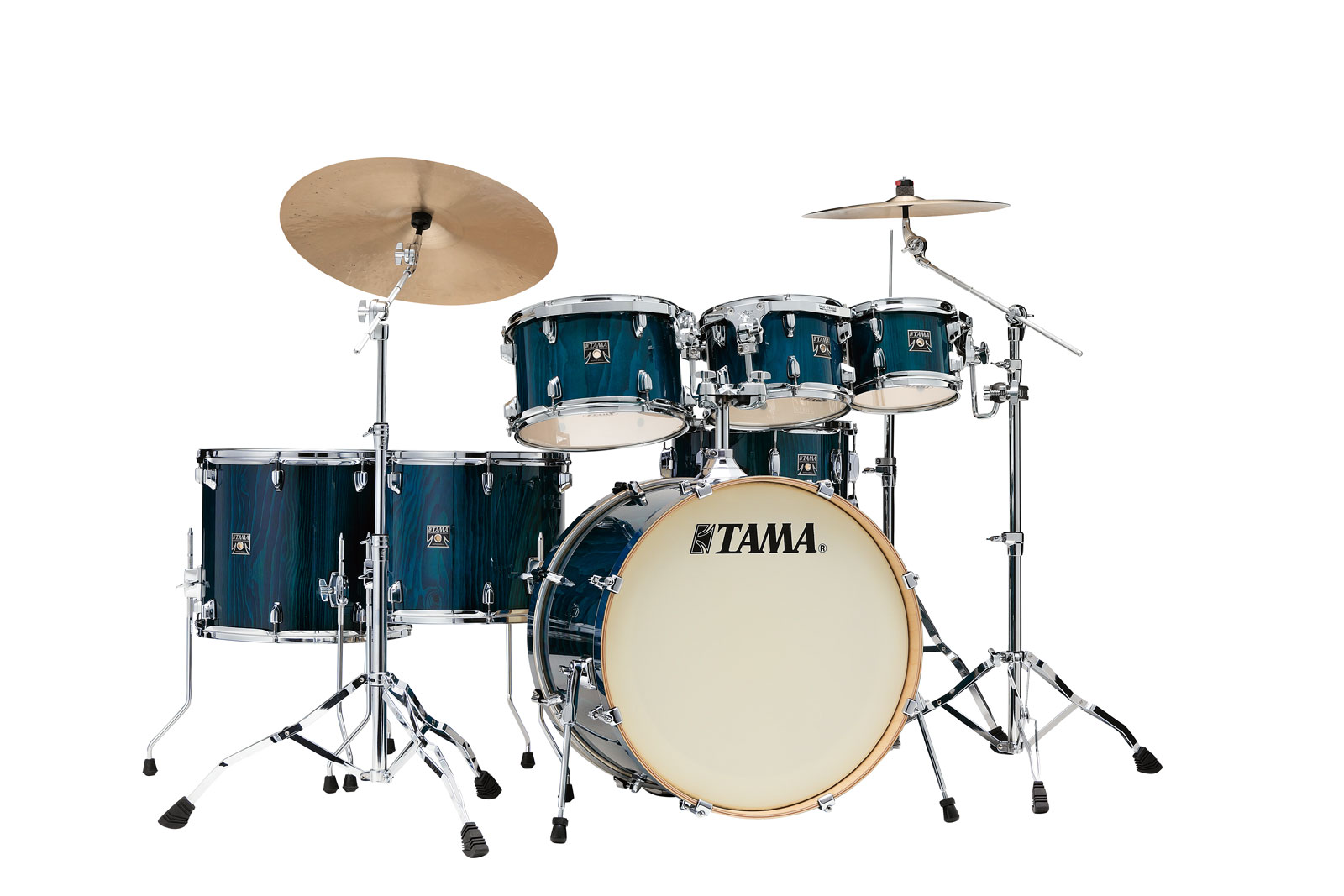 TAMA SUPERSTAR CLASSIC STUDIO 22 GLOSS SAPPHIRE LACEBARK PINE