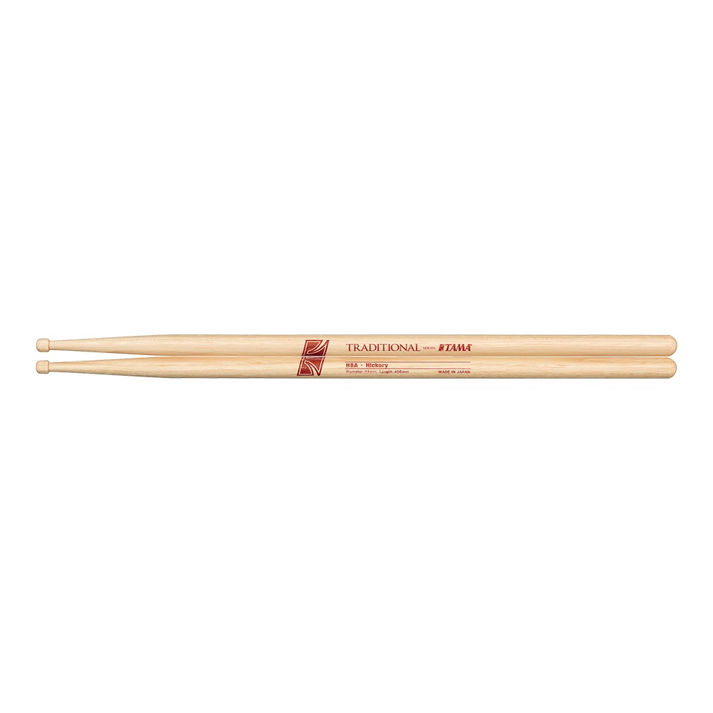 TAMA H8A - ORIGINAL SERIES - 14MM - AMERICAN HICKORY - OLIVE PLATE BOUT ROND 