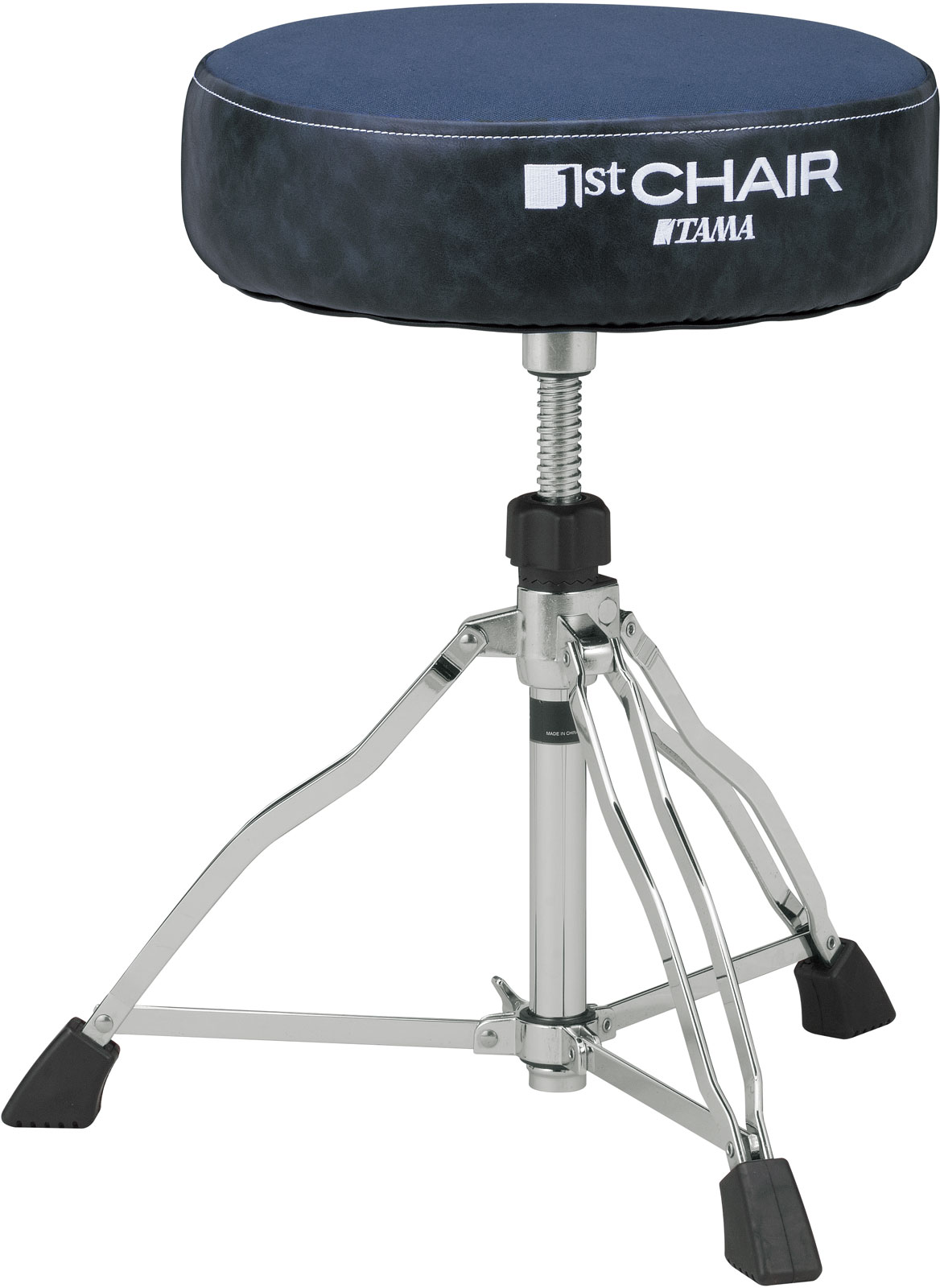 TAMA HT430CVNB - 1st Chair Round Rider Drum Throne with Canvas Navy Blue Seat