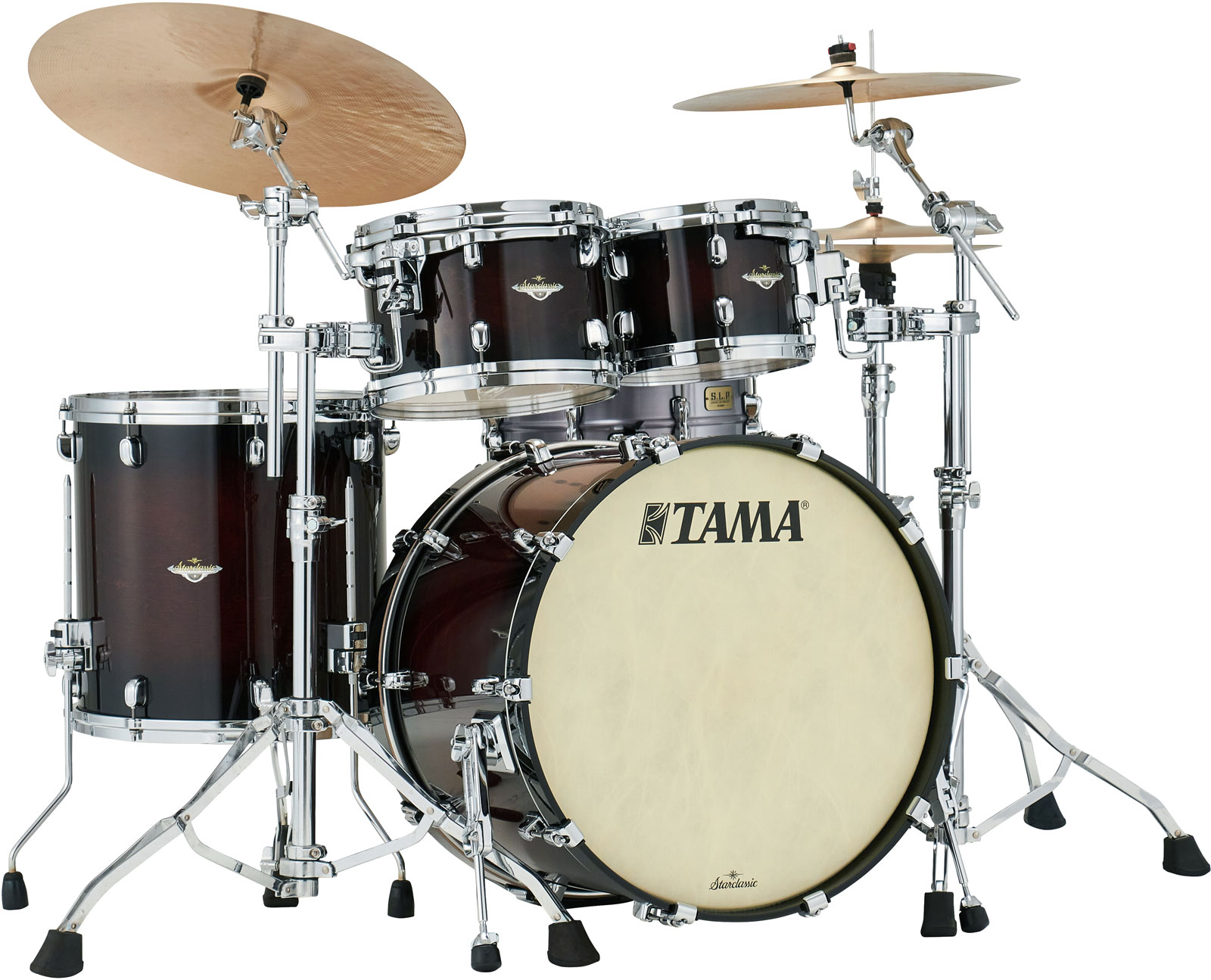 TAMA Starclassic Maple Stage 22 Dark Mocha Burst