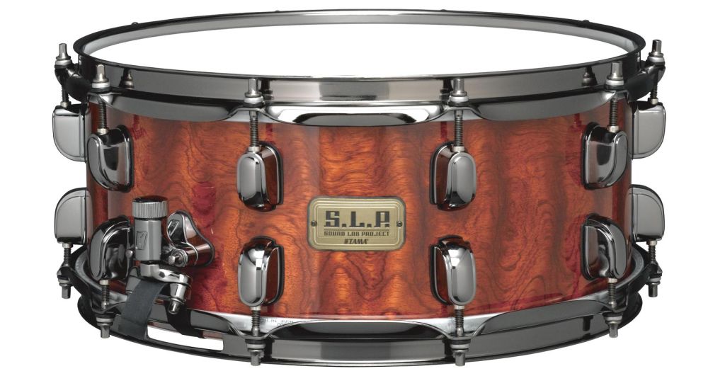 TAMA S.L.P G-bubinga 14X6 - Natural Quilted Bubinga - Stock-B