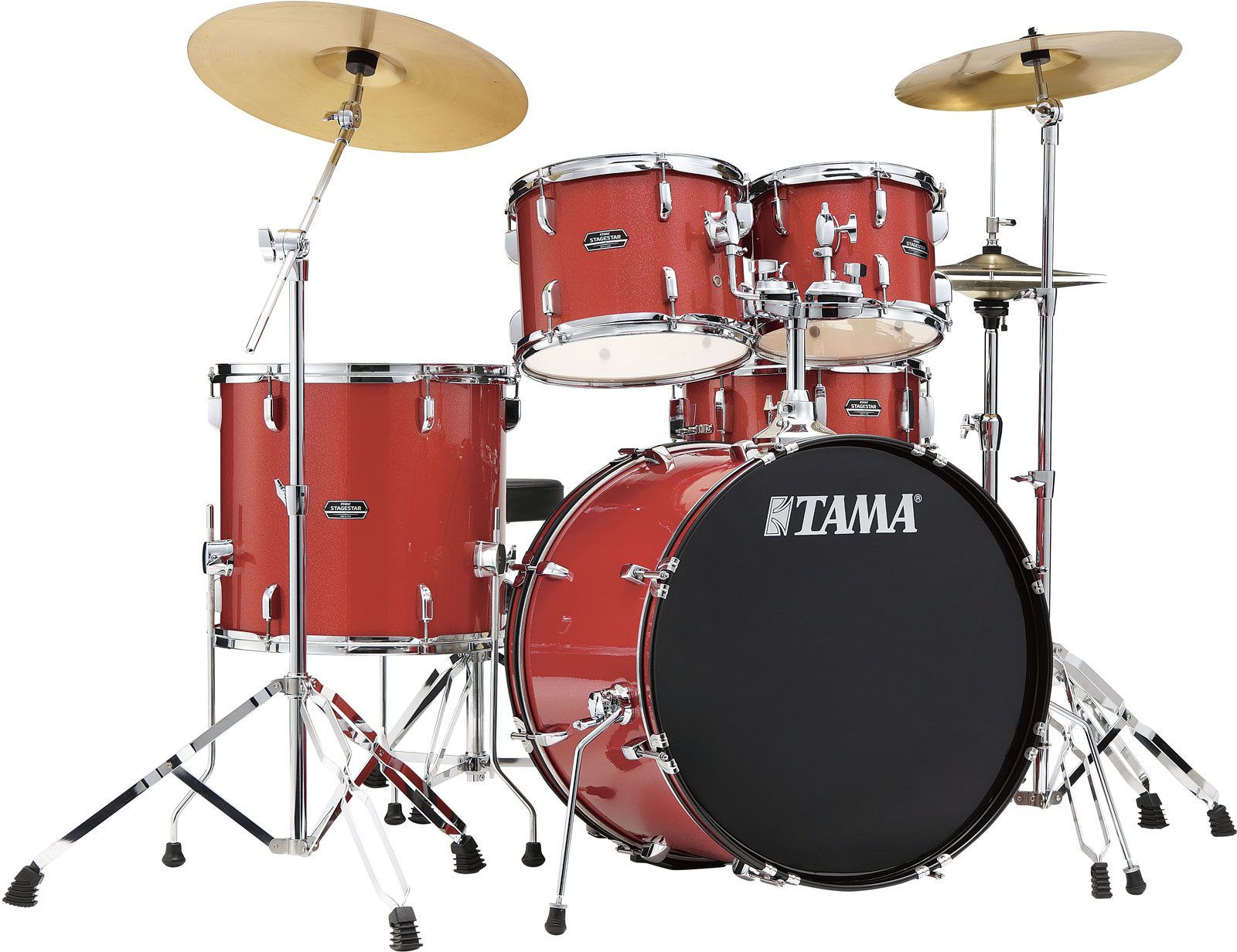 TAMA Stagestar Entry Drum Kits ST52H6-CDS Stage 22 CANDY RED SPARKLE