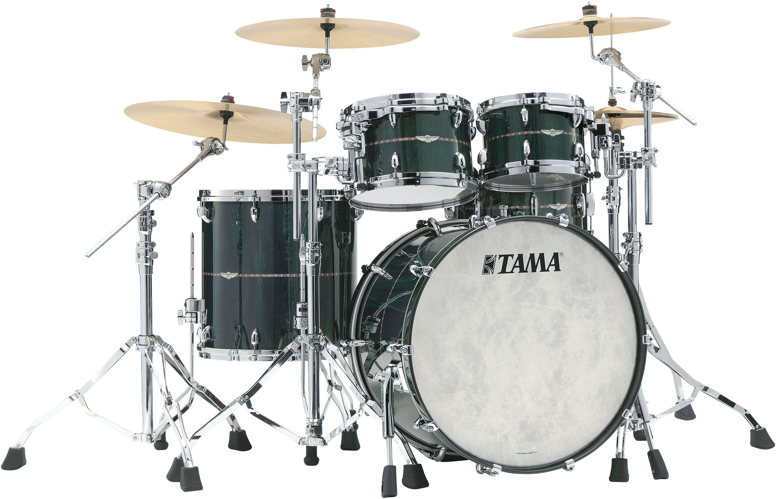 TAMA STAR BUBINGA STAGE 22 DARK GREEN CORDIA