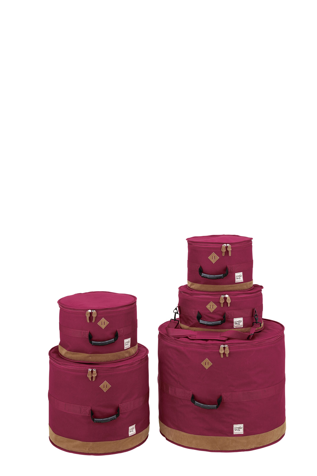 TAMA POWER PAD DESIGNER COLLECTION DRUM BAG SET FOR 5PC DRUM KIT WITH 22
