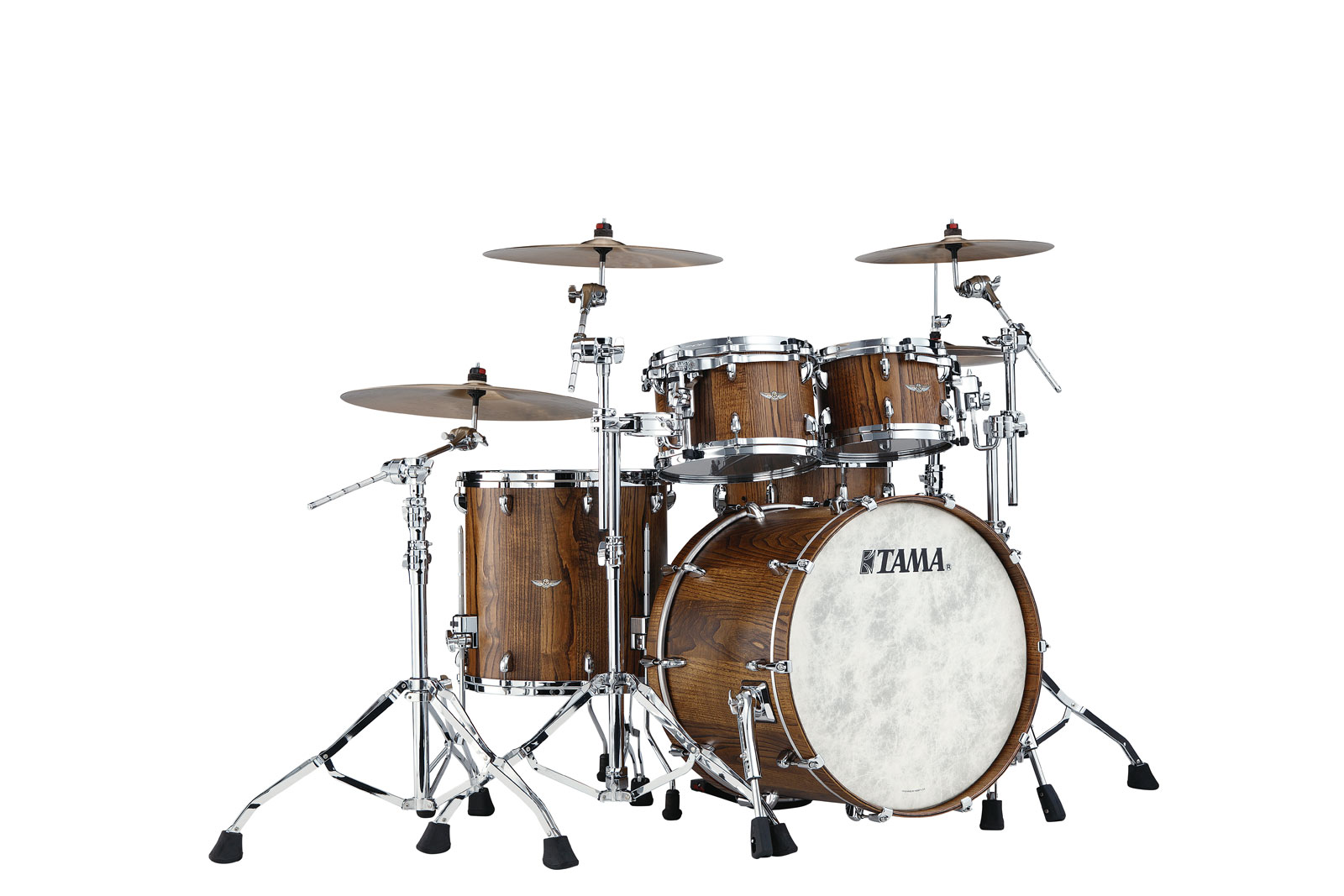 TAMA STAR WALNUT 4-PIECE SHELL PACK WITH 22