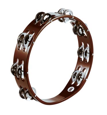 MEINL TA2AB - Tambourin 2 rangées de cymbalettes nickelées