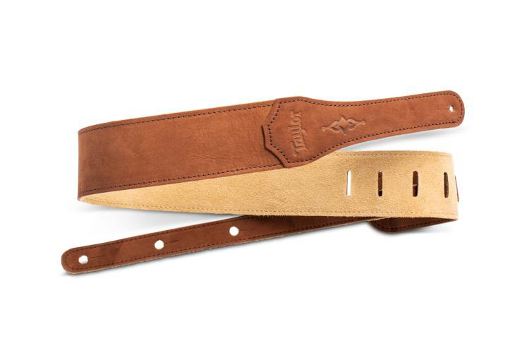 TAYLOR GUITARS 4103-25 Strap Medium Brown Sanded Suede 2.5
