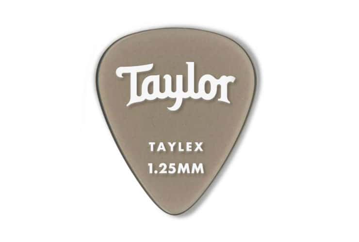 TAYLOR GUITARS 70714 PREMIUM 351 TAYLEX PICKS SMOKE GREY 1.25MM 6-PACK