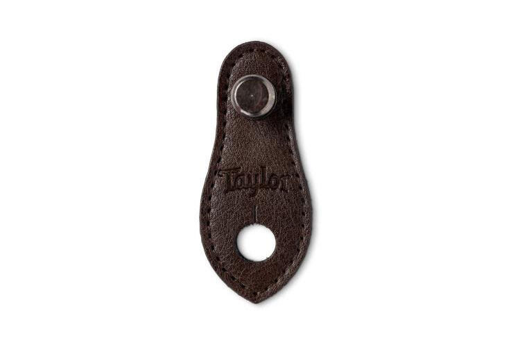 TAYLOR GUITARS 4504 Leather Straplink Output Jack Adapter Chocolate Brown