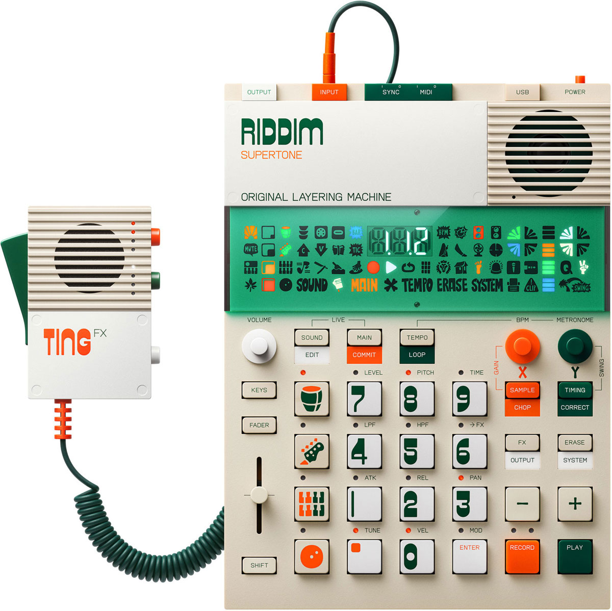 TEENAGE ENGINEERING EP-40 Riddim Supertone + EP-2350 Ting