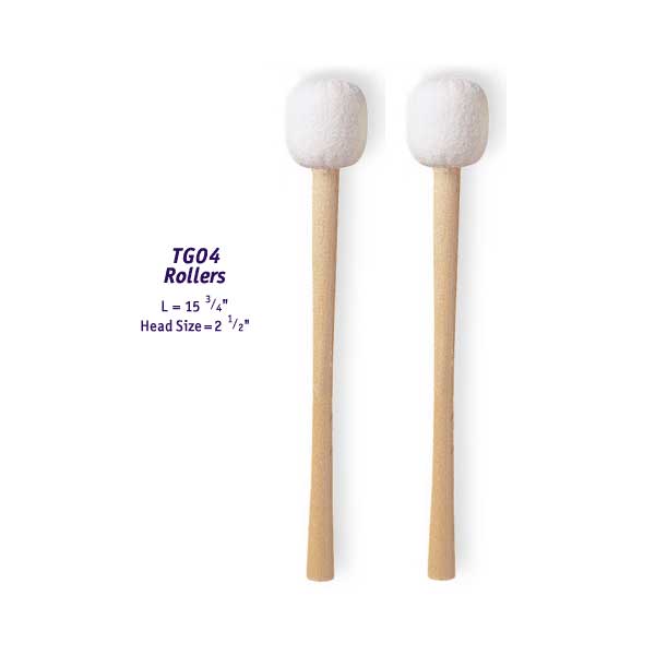 VIC FIRTH TOM GAUGER TG04 - ROLLERS (LA PAIRE)