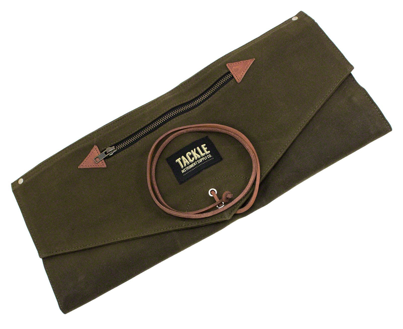 TACKLE INSTRUMENTS ROLL UP SAC BAGUETTE WAXED CANVAS - VERT