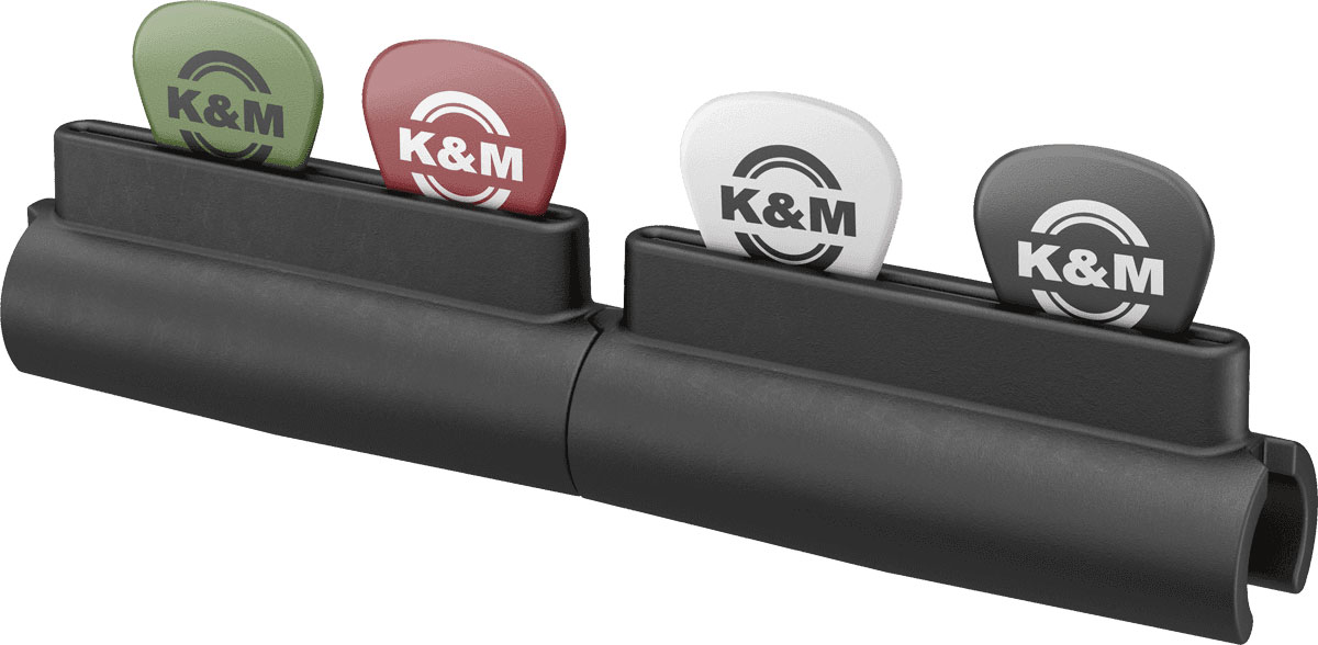 K&M Pick Holder Black For Microphone Stands - 14510