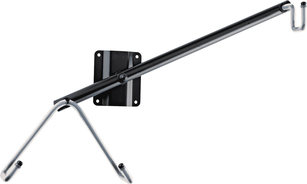 K&M Wall Mount For Electric Guitar Black - 16295