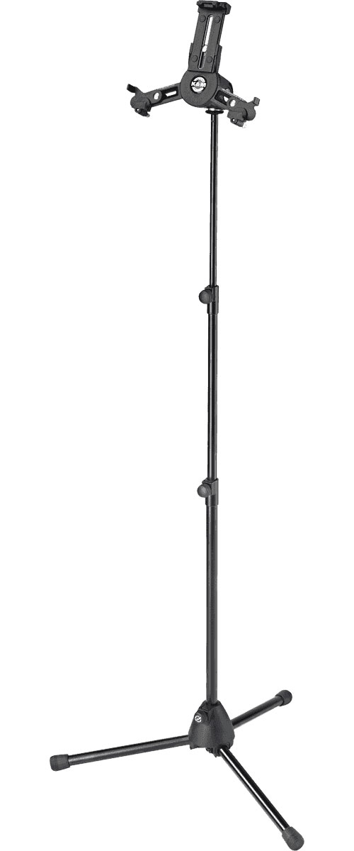 K&M MULTIMEDIA STANDS EQUIPMENT UNIVERSAL TABLET UNIVERSAL FLOORSTAND