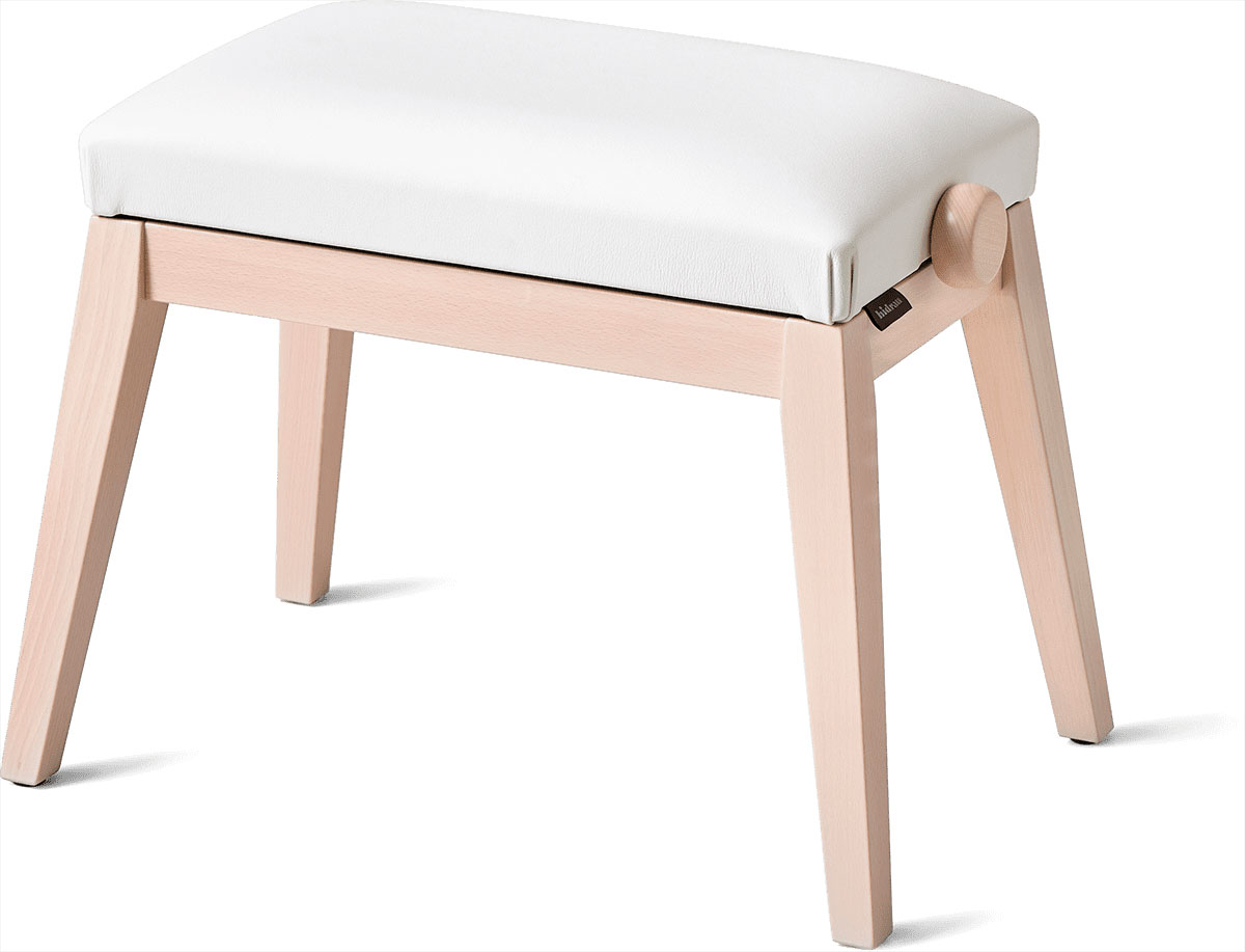 K&M PIANO BENCH ASH - WHITE SEAT K&M 13941