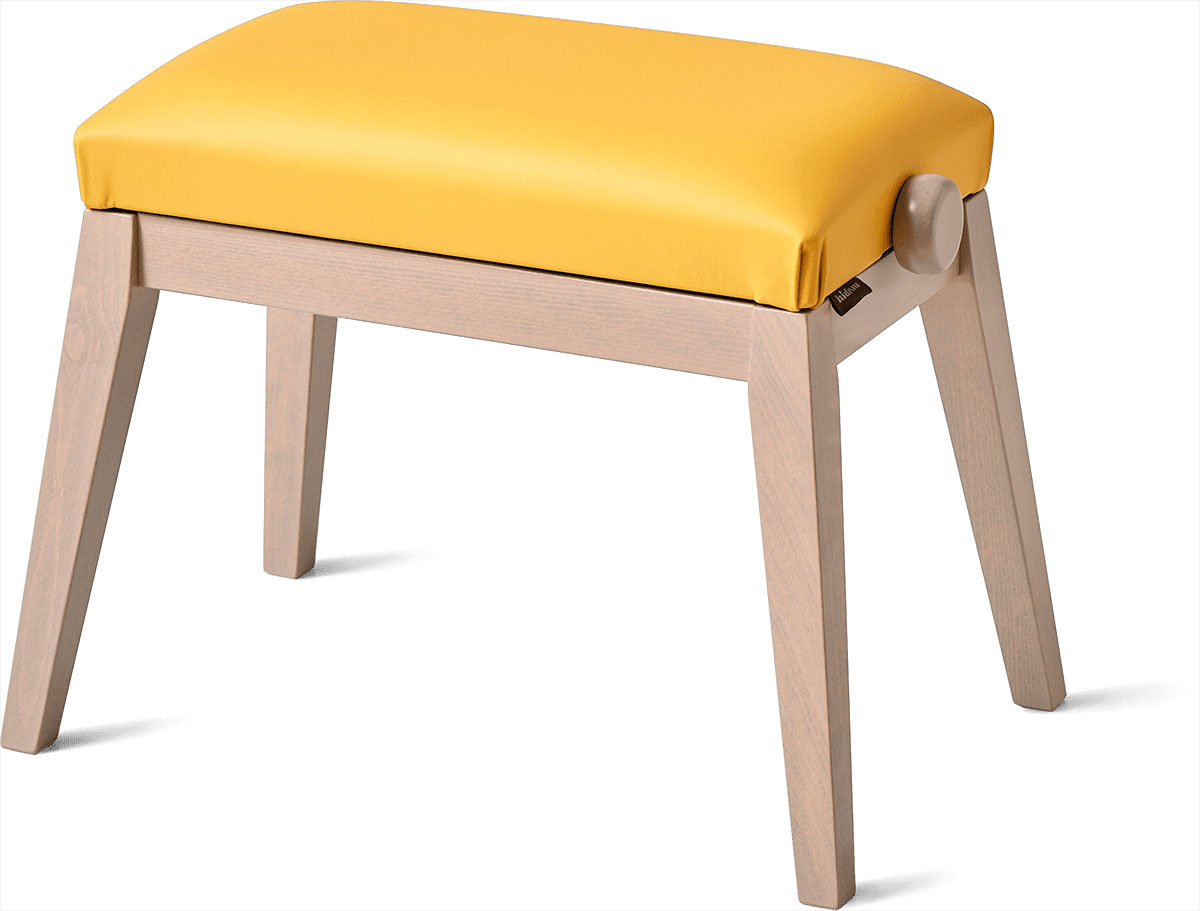 K&M PIANO BENCH GREY - YELLOW SEAT K&M 13942