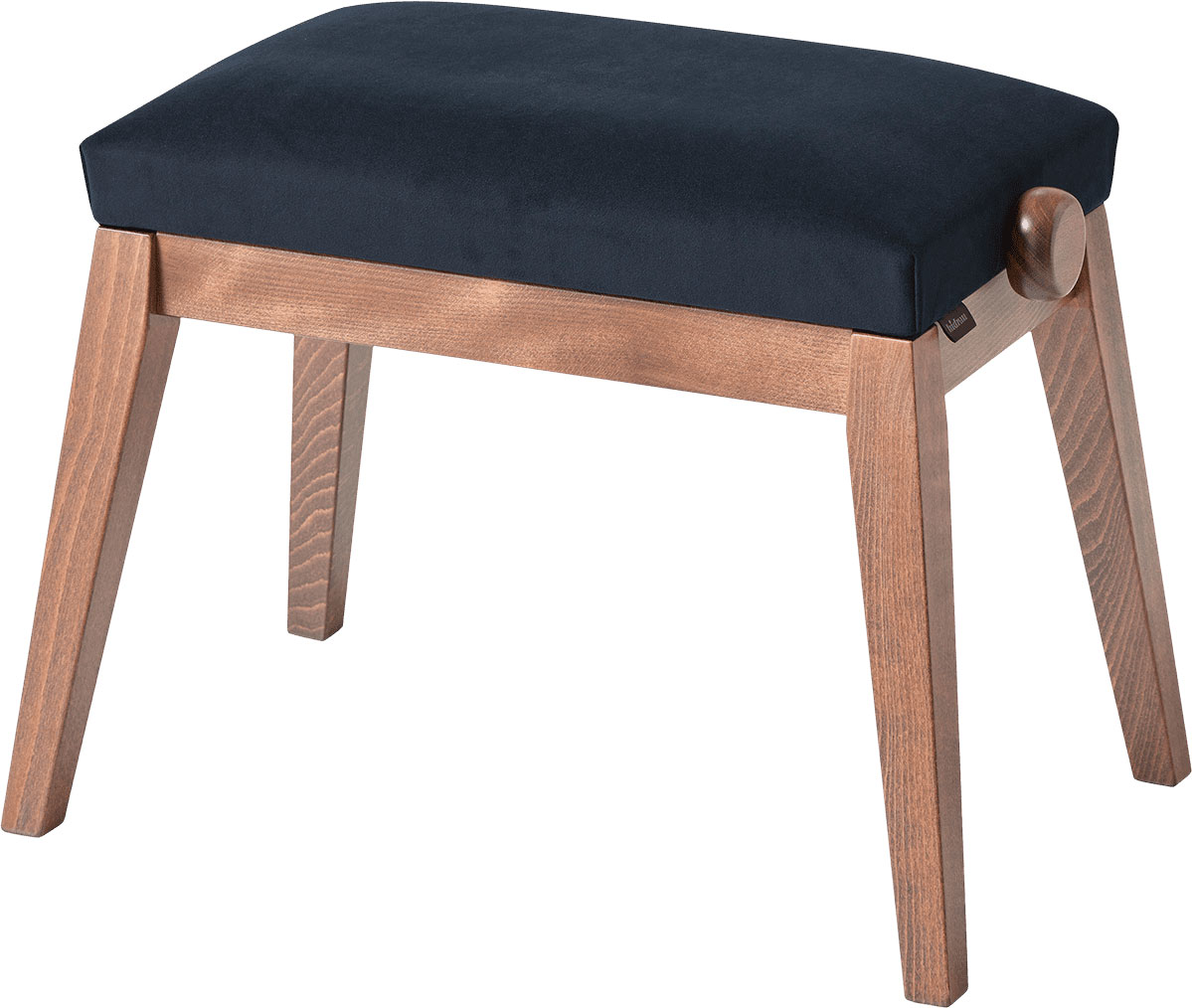 K&M PIANO BENCH WALNUT - BLACK SEAT K&M 13945