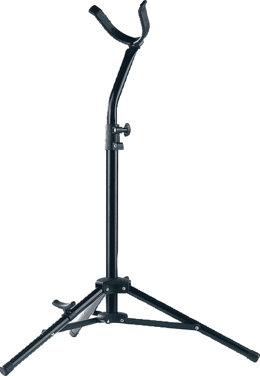 K&M 14410-000-55 Stand Noir Pour Saxophone Baryton - Stock B