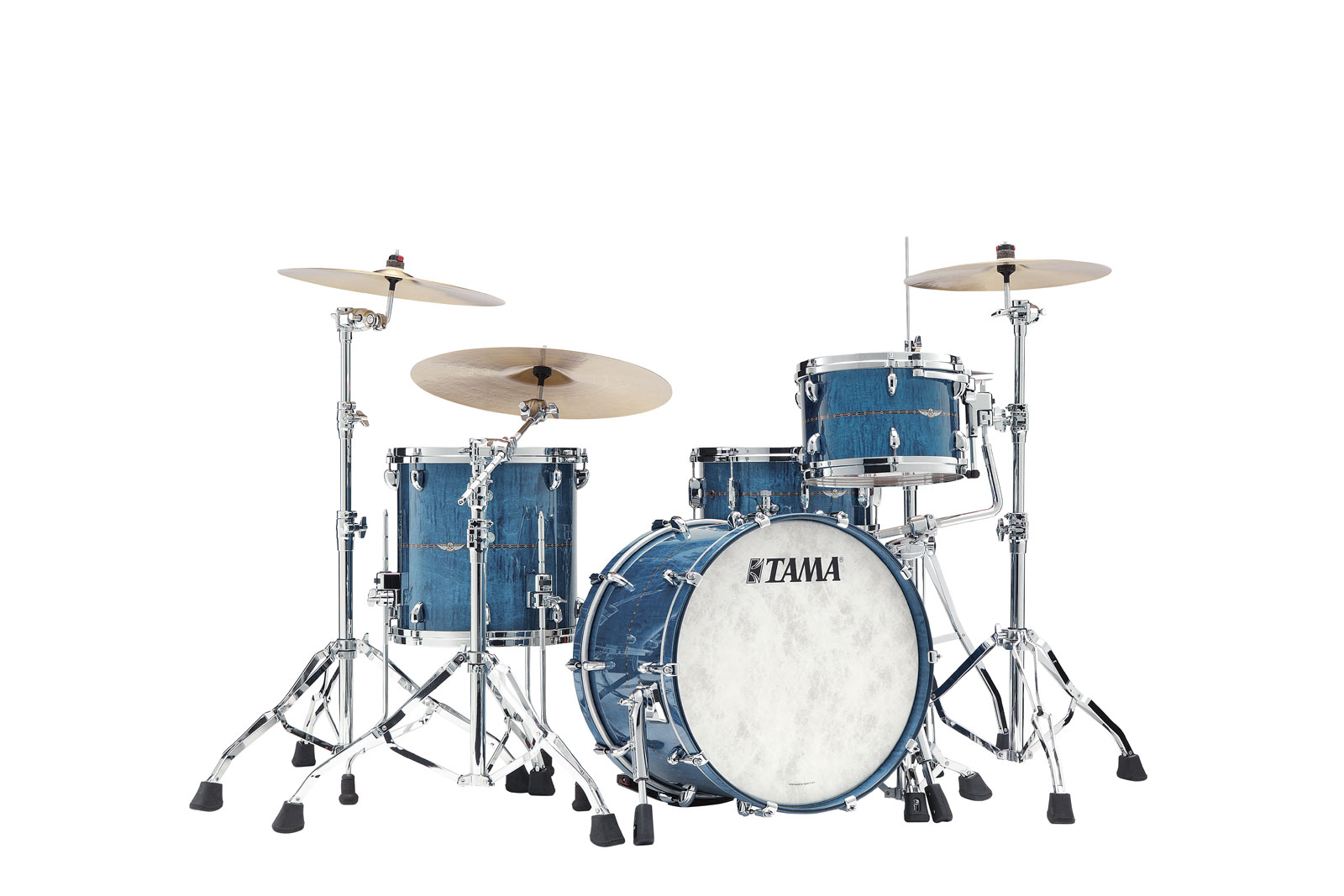 TAMA STAR MAPLE FUSION 20 OCEAN BLUE CURLY MAPLE