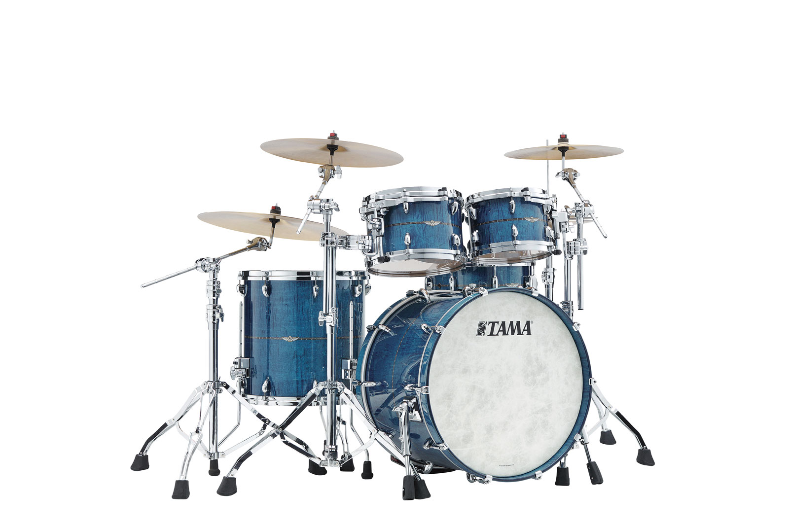 TAMA STAR MAPLE STAGE 22 OCEAN BLUE CURLY MAPLE