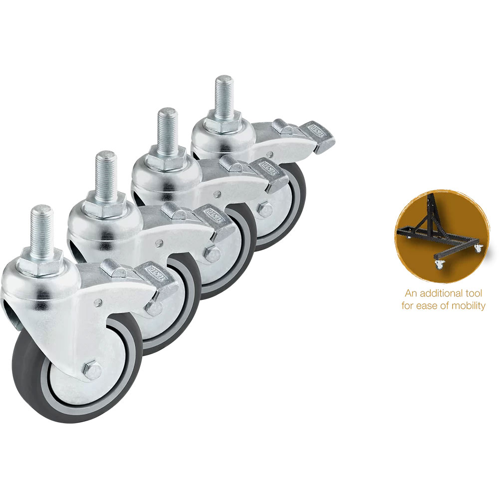 SONIC ENERGY TMGS-W - 4 WHEELS SET ROUES FOR GONG STAND