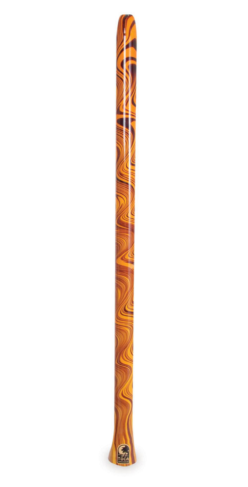 TOCA DIDG-dos - Didgeridoo Orange Swirl (synthetique)