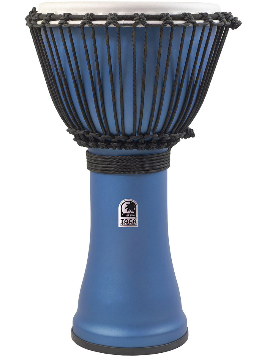 TOCA Djembe Freestyle Accord Par Corde Bleu Océan Mat Sfdj-10Ob