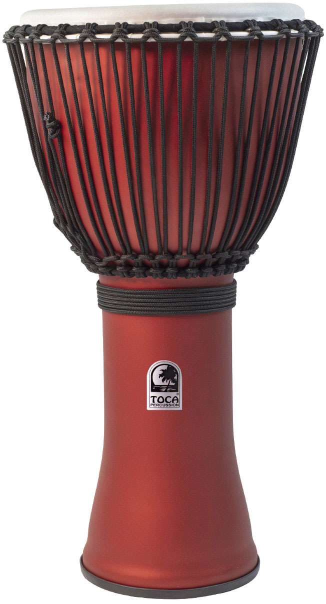TOCA Djembe Freestyle Rope Tunned Matte red Sfdj-10Rr