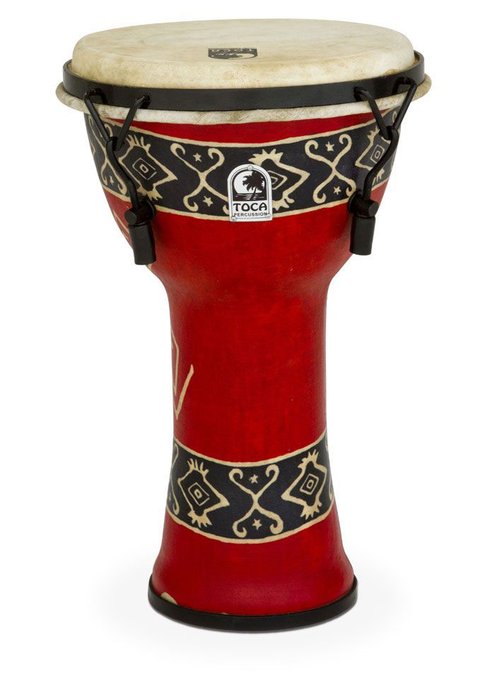 TOCA DJEMBE FREESTYLE MECHANICALTUNED BALI RED 10'' SFDMX-10RP