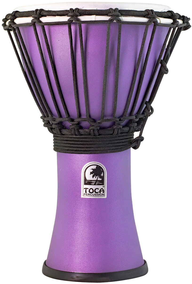 TOCA Djembe Freestyle Colorsound Matte Tfcdj-7Mtpr Purple Rain
