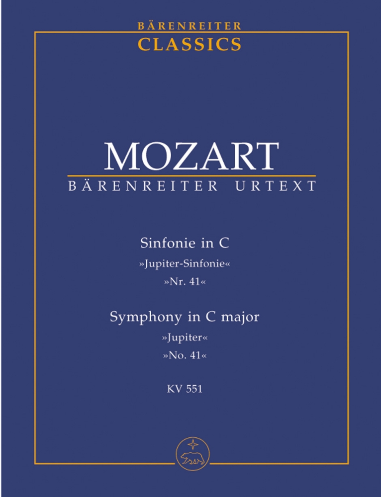 BARENREITER MOZART W.-A. - SYMPHONIE N41 ?JUPITER? KV551 - SCORE