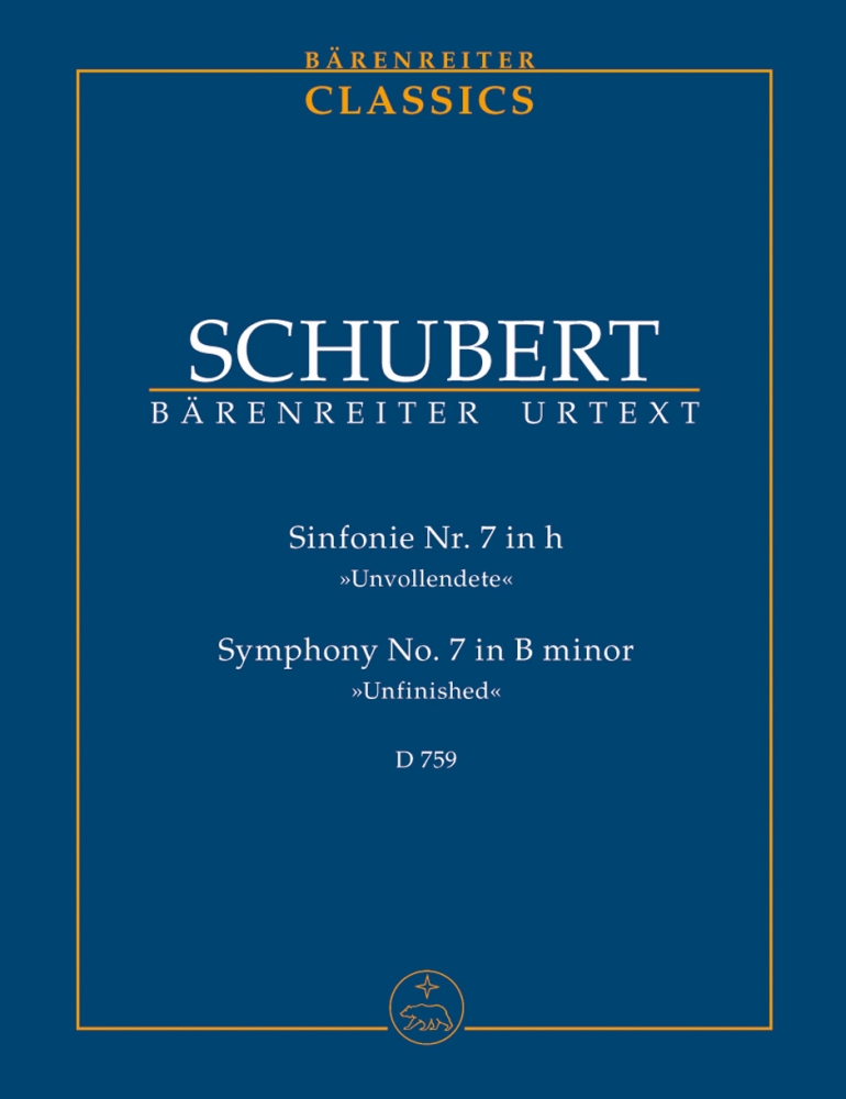 BARENREITER Schubert Franz - Sinfonie N. 7 In H 