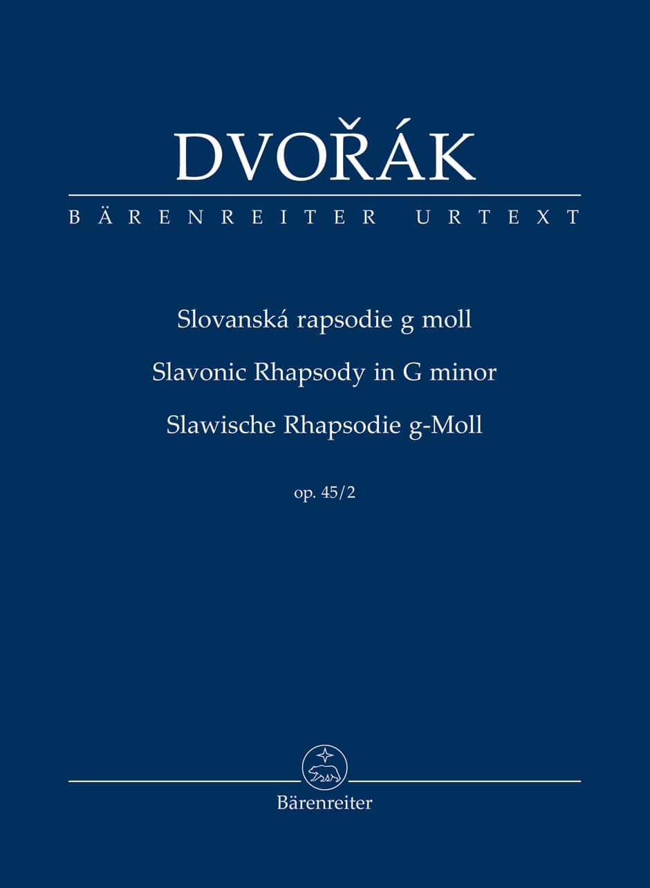 BARENREITER DVORAK A. - SLAVONIC RHAPSODY IN D MAJOR OP.45/2 - SCORE 