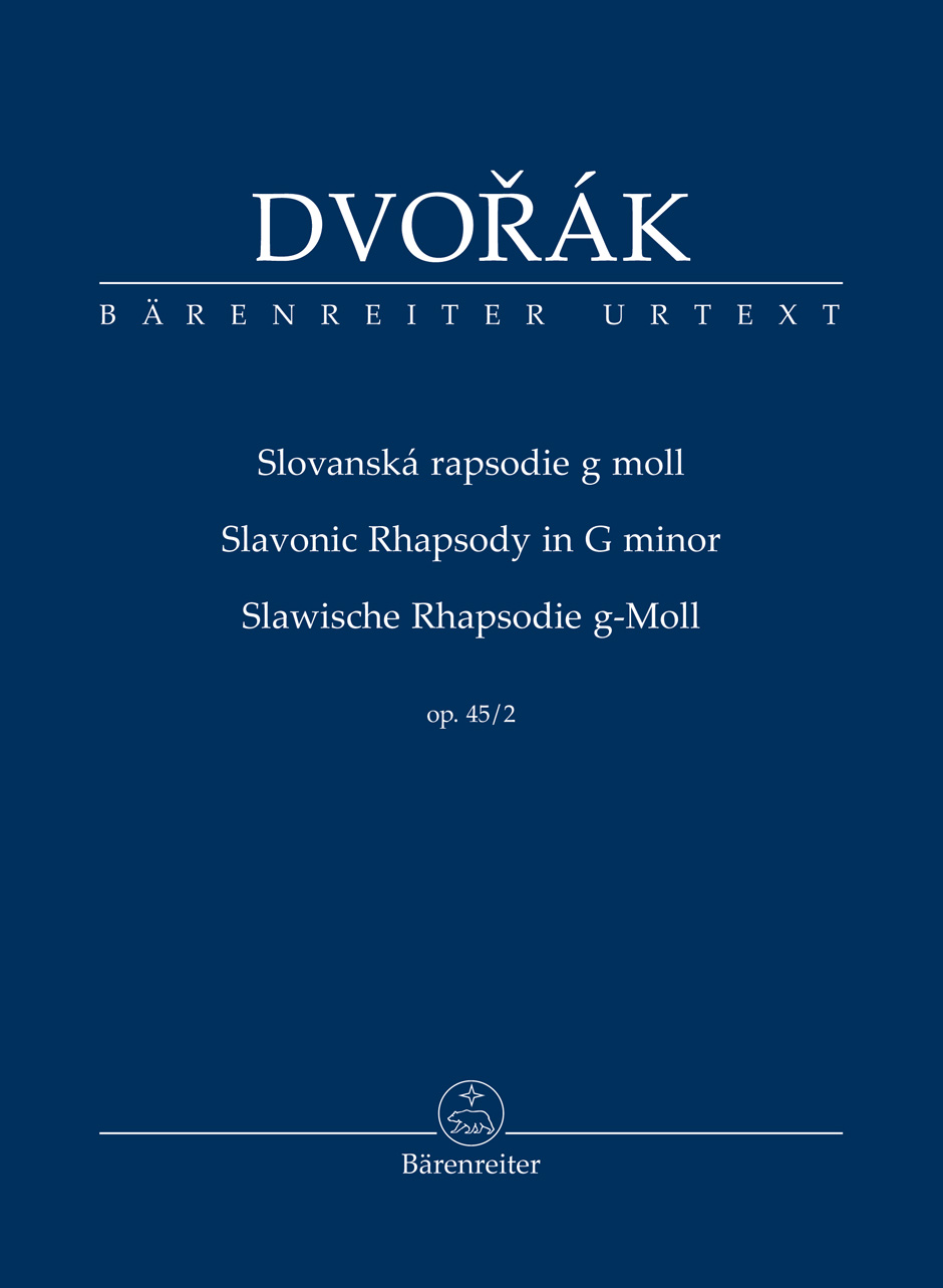 BARENREITER DVORAK A. - SLAVONIC RHAPSODY IN D MAJOR OP.45/2 - SCORE 