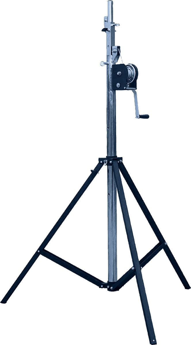QUIKLOK SLS15 LIGHT STAND WITH CRANK BLACK/CHROME