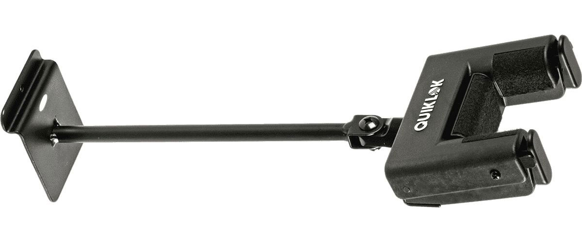 QUIKLOK SW702XL EXTRA LONG GUITAR STAND FOR SLATWALL BLACK